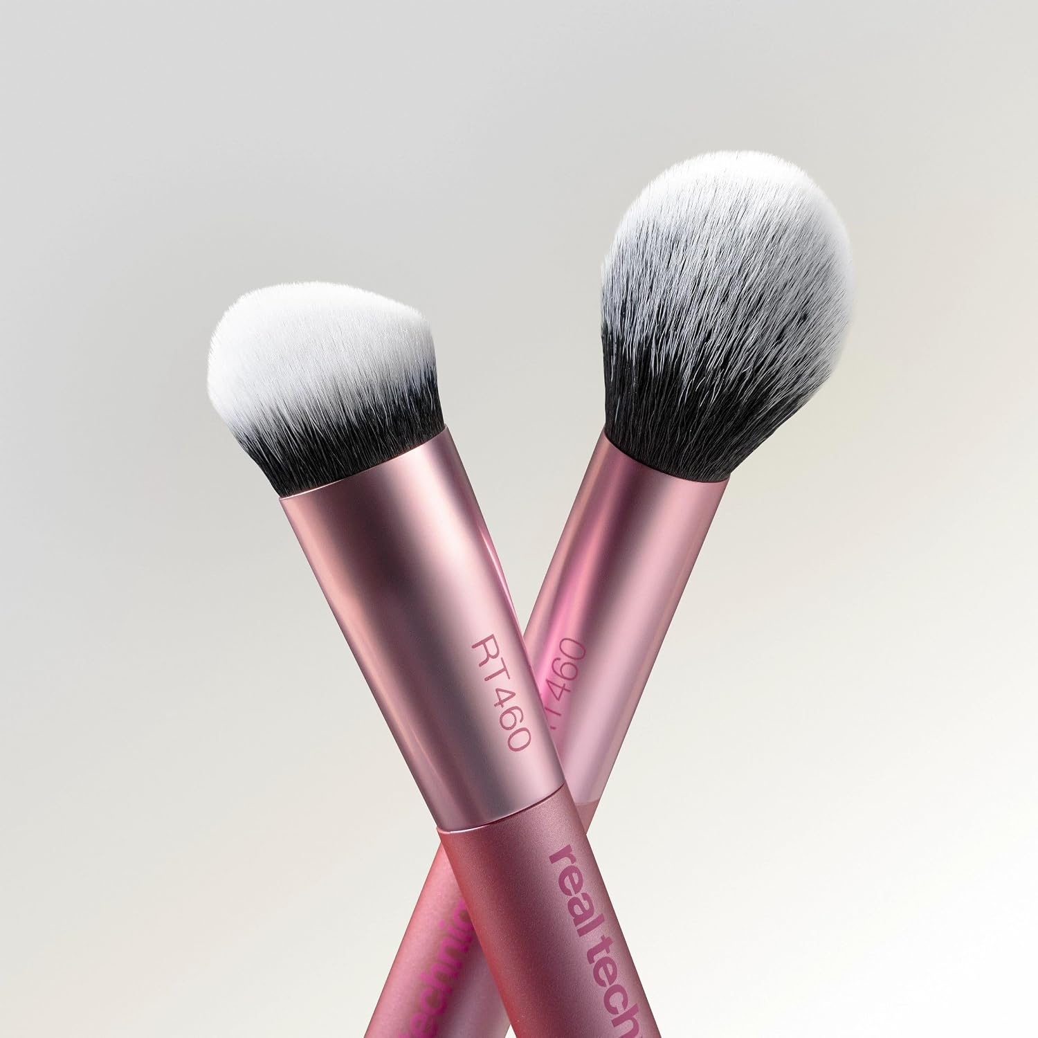 image:imageReal Techniques Highlight amp Detail Brush Precision DualDensity Highlighter amp Contour Makeup Brush for Liquid Cream amp Powder Formula Synthetic Bristles Vegan amp CrueltyFree