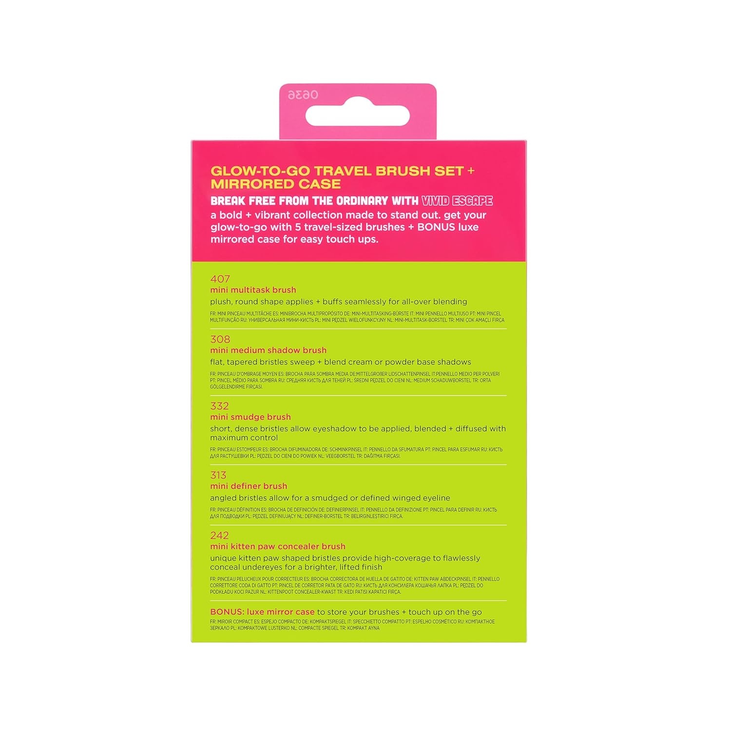 image:imageReal Techniques Vivid Escape Color Pop Blush Brush Multipurpose Makeup Brush For Easy Blending Use With Liquid amp Cream Blush Synthetic Soft Bristles CrueltyFree amp Vegan 1 Count1 Count Pack of 6