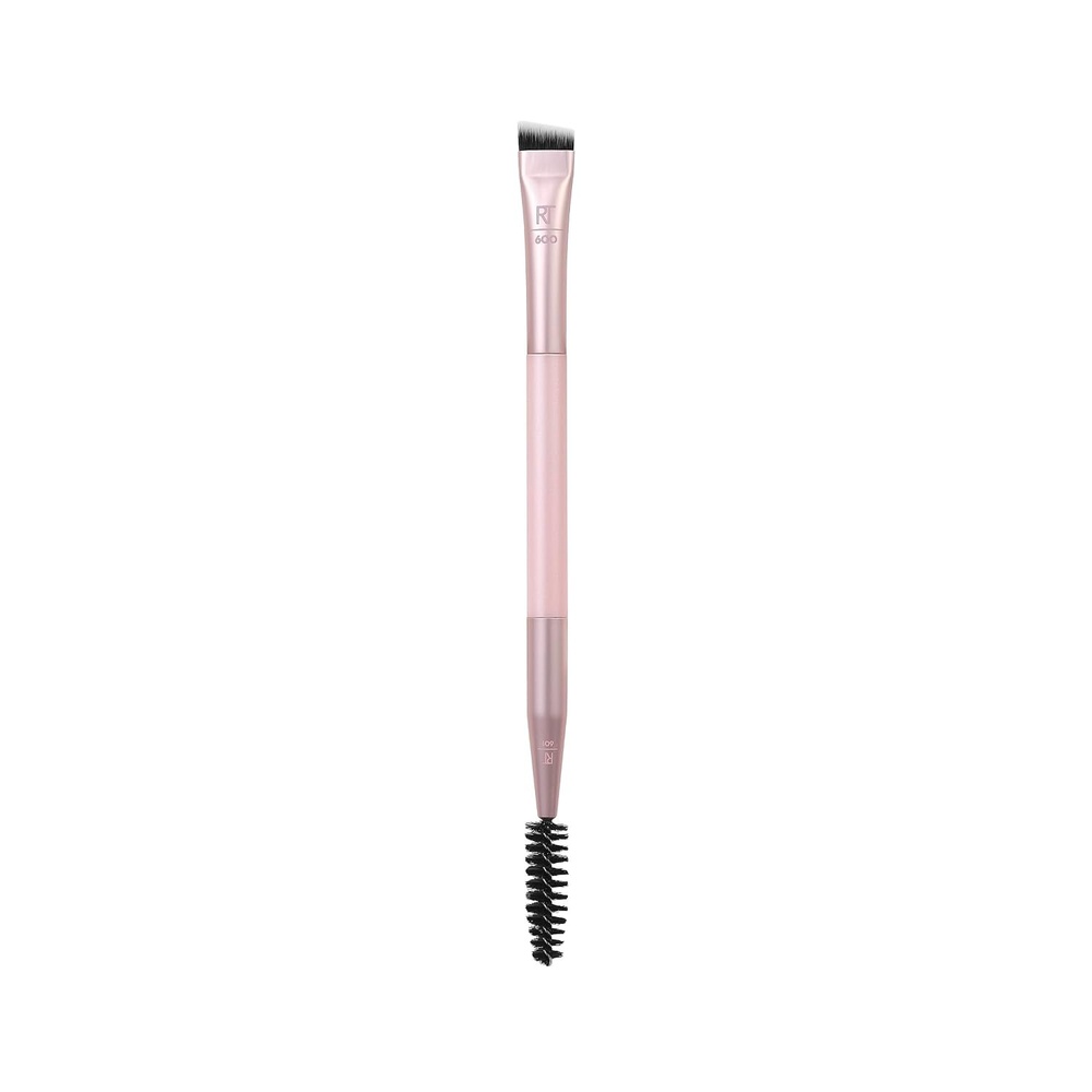 image:imageReal Techniques Brow Shaping Set Spoolie Tweezers amp Brow Brushes DualEnded Tools For Styling amp Shaping Eyebrows Get Full Fluffy Brows Multiuse Brushes CrueltyFree 3 Piece SetDualEnded Brow Brush