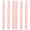 image:imageReal Techniques Face and Brow Razors Dual Ended Exfoliating Dermaplaning Womens Face Razor Multipurpose Facial Razors Precision Trimming for Peach Fuzz Dermablading Multiuse 3 Piece Set3 Count Pack of 2