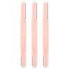 image:imageReal Techniques Face and Brow Razors Dual Ended Exfoliating Dermaplaning Womens Face Razor Multipurpose Facial Razors Precision Trimming for Peach Fuzz Dermablading Multiuse 3 Piece Set3 Count Pack of 1
