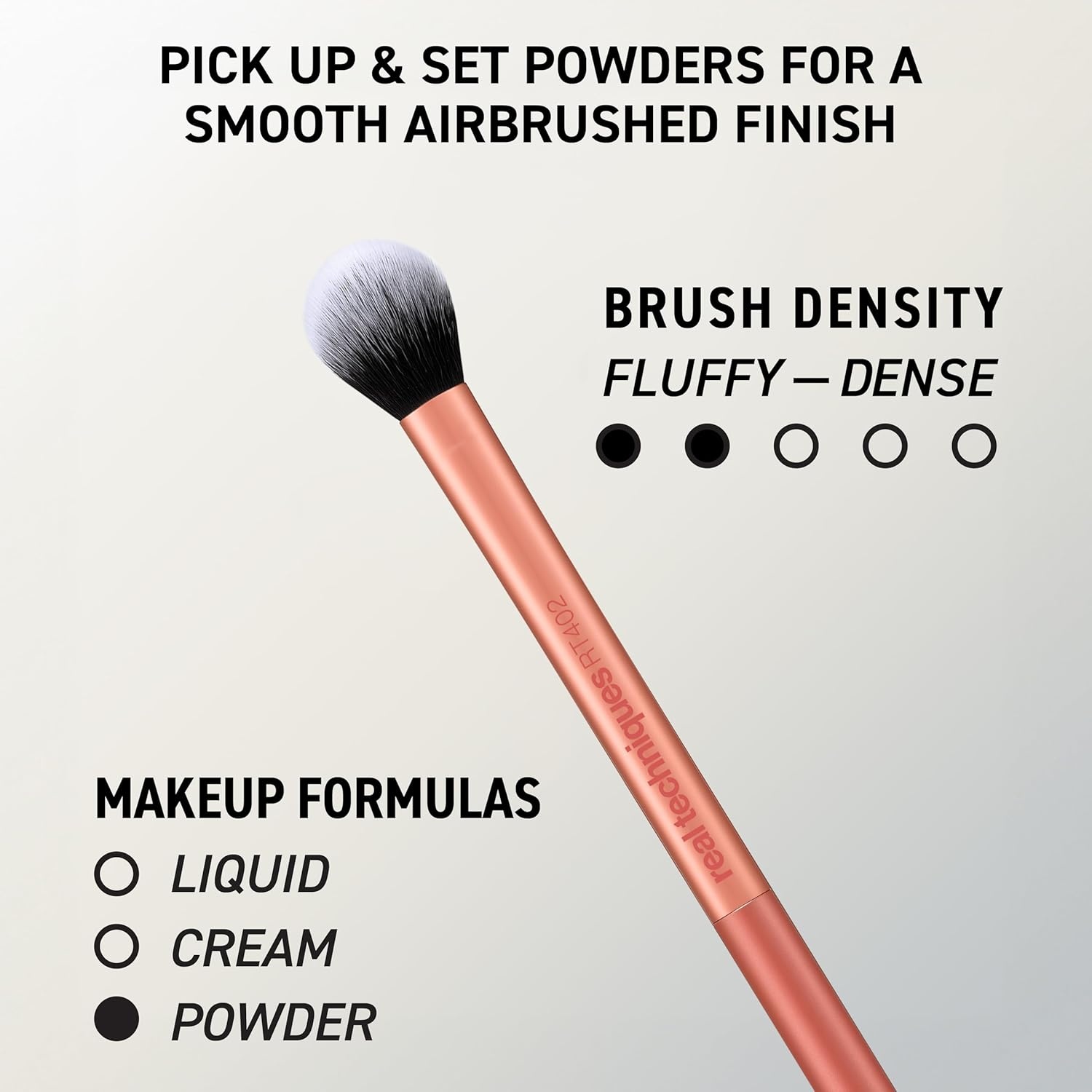 image:imageReal Techniques 4 Piece Face Base Makeup Brush Set For Concealer Foundation Contour amp Setting Powder Makeup Brushes For Blending amp Buffing amp Sculpting Travel Friendly Gift Set CrueltyFreeFace Base Kit 4 Piece Set