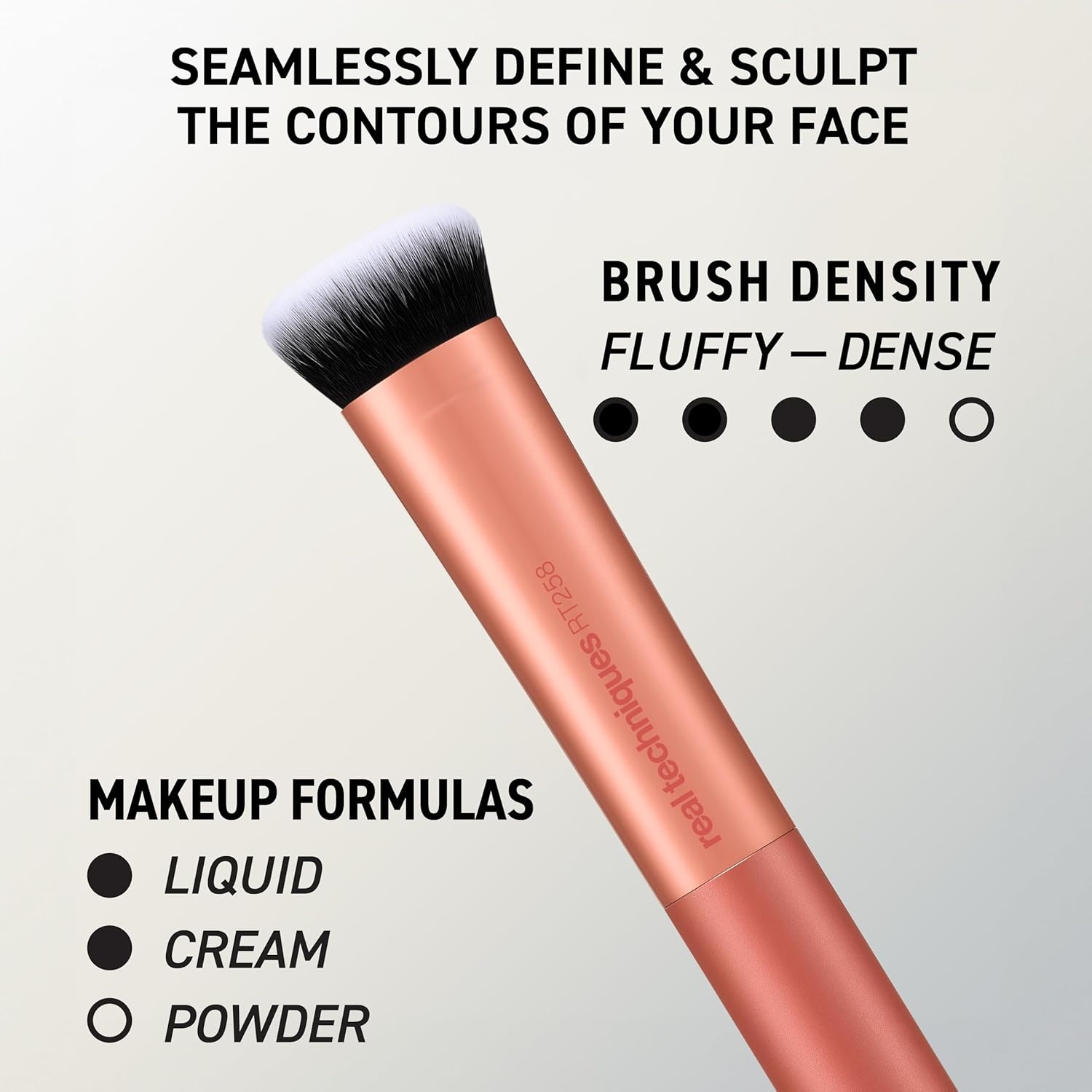 image:imageReal Techniques 4 Piece Face Base Makeup Brush Set For Concealer Foundation Contour amp Setting Powder Makeup Brushes For Blending amp Buffing amp Sculpting Travel Friendly Gift Set CrueltyFreeFace Base Kit 4 Piece Set