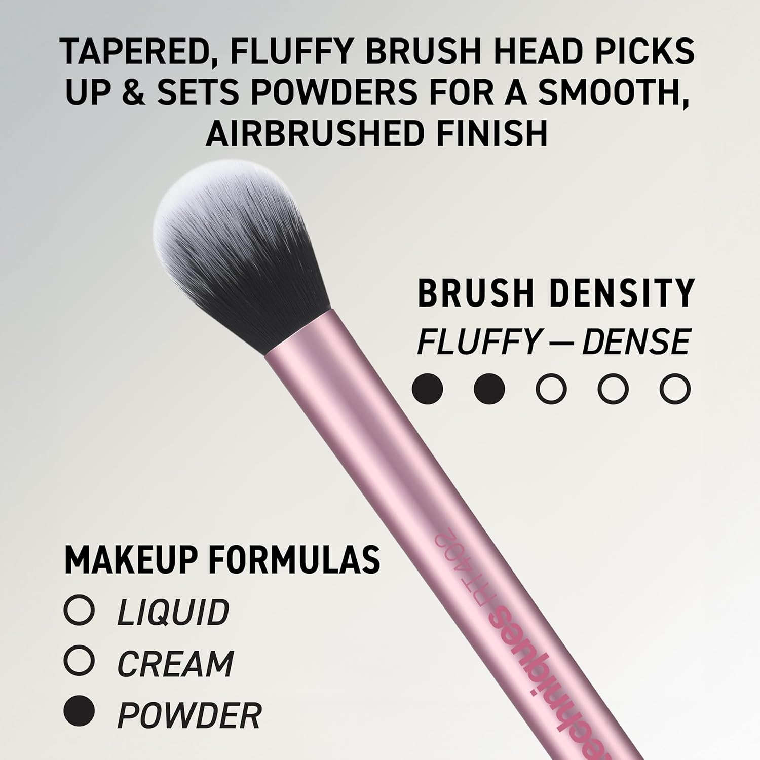 image:imageReal Techniques 6 Piece Everyday Essentials Makeup Brush Set Includes 4 Brushes amp 2 Makeup Sponges For Foundation Blush Bronzer Contour Eyeshadow amp Powder Travel Gift Set CrueltyFree amp Vegan1 Count Pack of 1