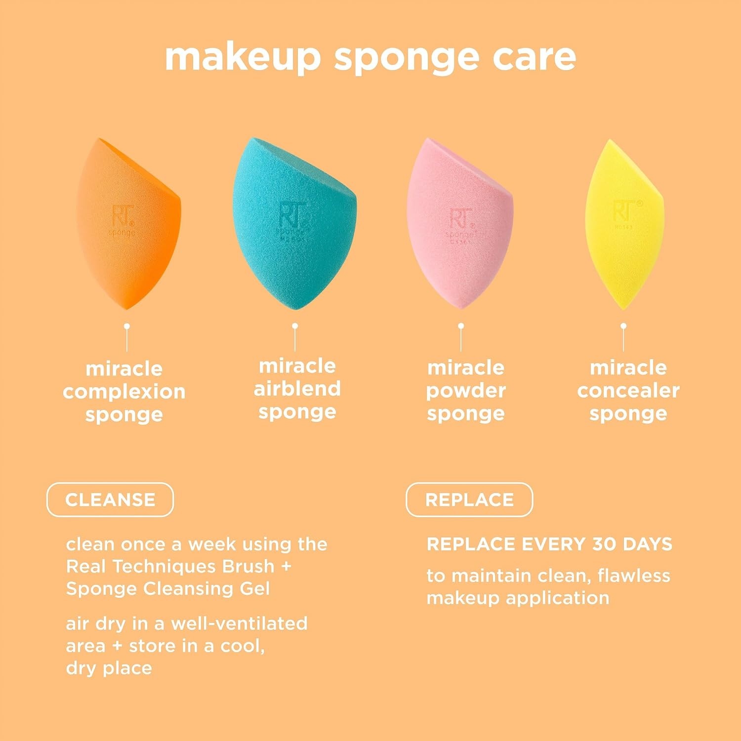 image:imageReal Techniques 8 Piece Level Up Brush And Sponge Set Makeup Brushes For Eyeshadow Foundation Blush amp Bronzer Makeup Blending Sponge Synthetic Bristles Stocking Stuffer CrueltyFree