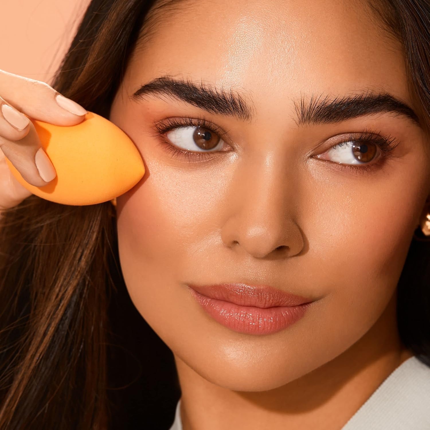 image:imageReal Techniques 8 Piece Level Up Brush And Sponge Set Makeup Brushes For Eyeshadow Foundation Blush amp Bronzer Makeup Blending Sponge Synthetic Bristles Stocking Stuffer CrueltyFree