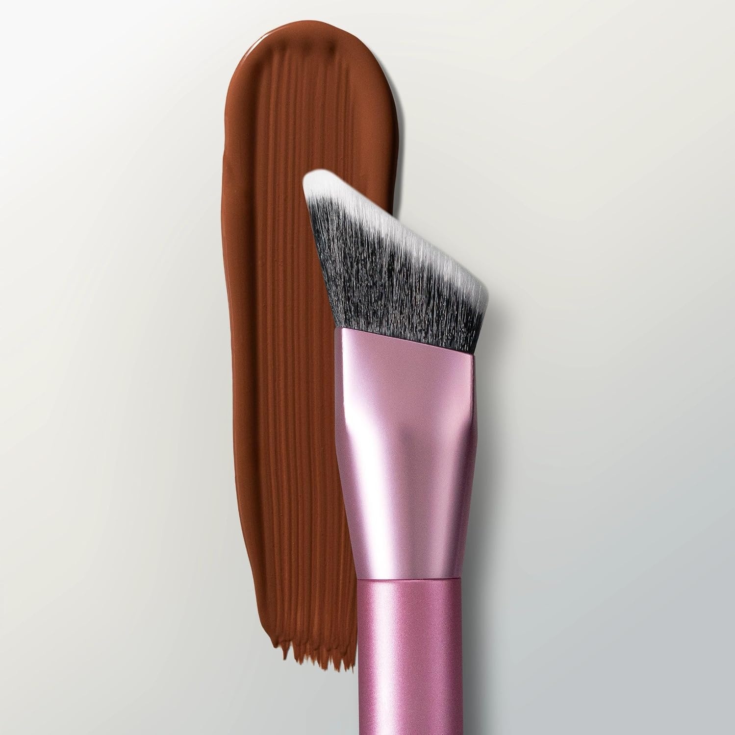 image:imageReal Techniques Cheek Hugging Contour Brush Angled Makeup Brush for Cream Contour Liquid Bronzer amp Sculpting Precision Face Shaping UltraPlush Bristles CrueltyFree 1 CountCheek Hugging Brush