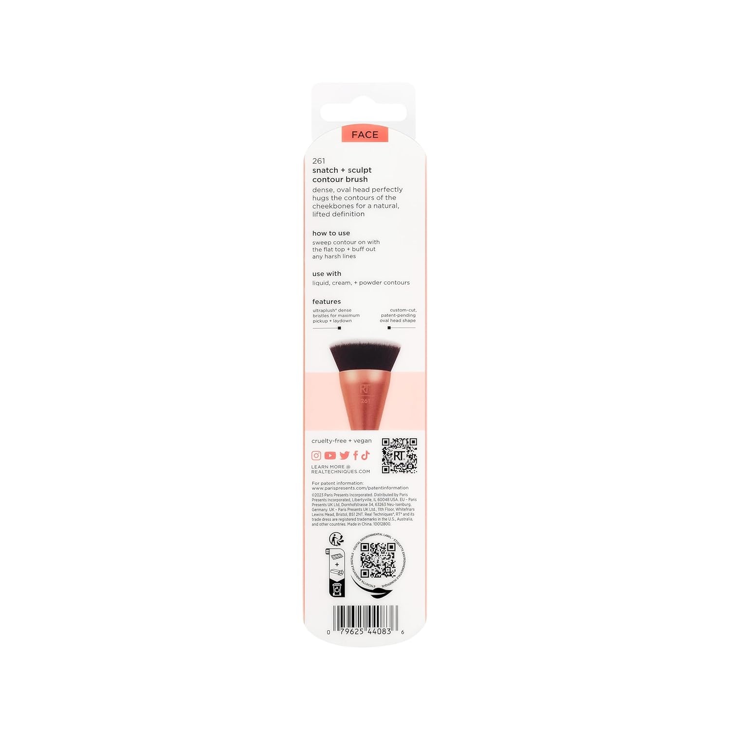 image:imageReal Techniques Cheek Hugging Contour Brush Angled Makeup Brush for Cream Contour Liquid Bronzer amp Sculpting Precision Face Shaping UltraPlush Bristles CrueltyFree 1 CountSnatch Sculpt Brush