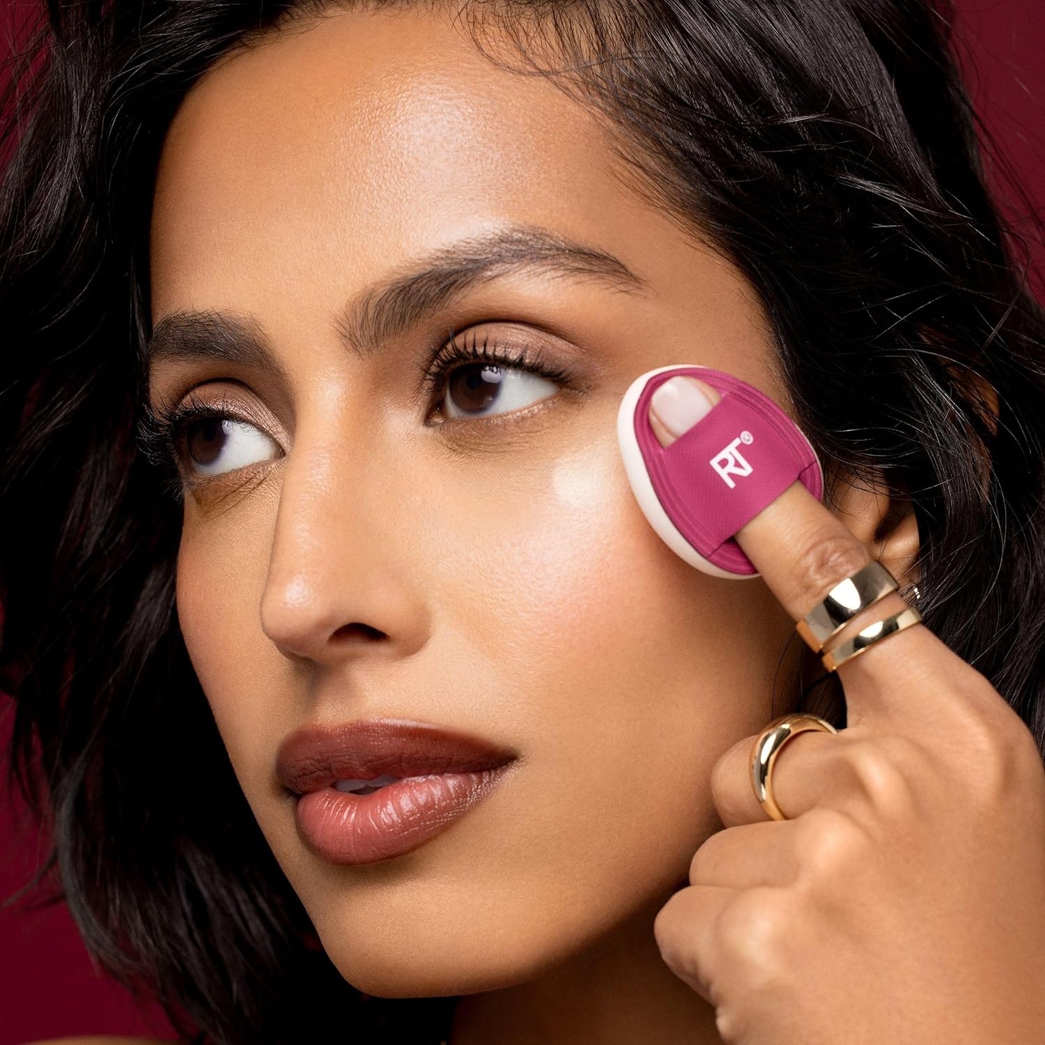 image:imageReal Techniques Cherry On Top Mini Marshmallow Puff Trio Mini Makeup Puffs For Concealer amp Foundation Spot Correcting amp Blending Dry Use Beauty Sponge Travel Size Vegan amp CrueltyFree 3 Count