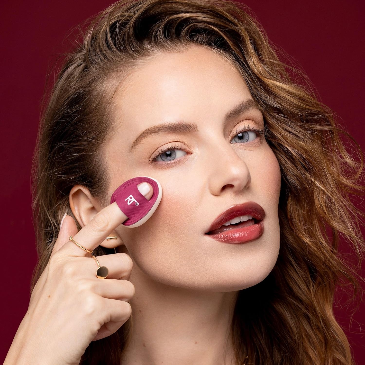 image:imageReal Techniques Cherry On Top Mini Marshmallow Puff Trio Mini Makeup Puffs For Concealer amp Foundation Spot Correcting amp Blending Dry Use Beauty Sponge Travel Size Vegan amp CrueltyFree 3 Count