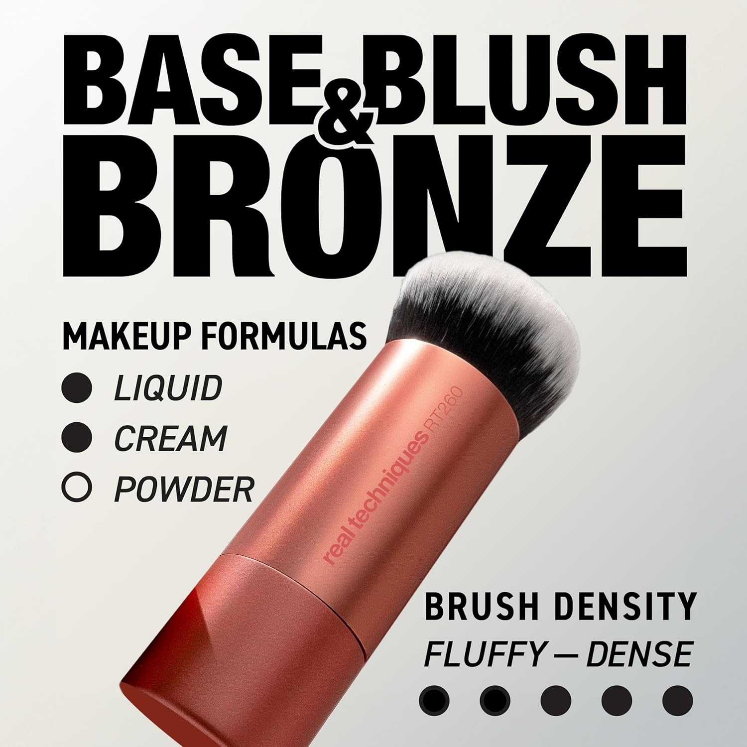 image:imageReal Techniques Full Beat Makeup Brush Set 4 Piece Brush Kit for Foundation Concealer Blush Contour Highlight amp Powder Blending Travel Set Soft UltraPlush Bristles CrueltyFreeBubble Blending Makeup Brush