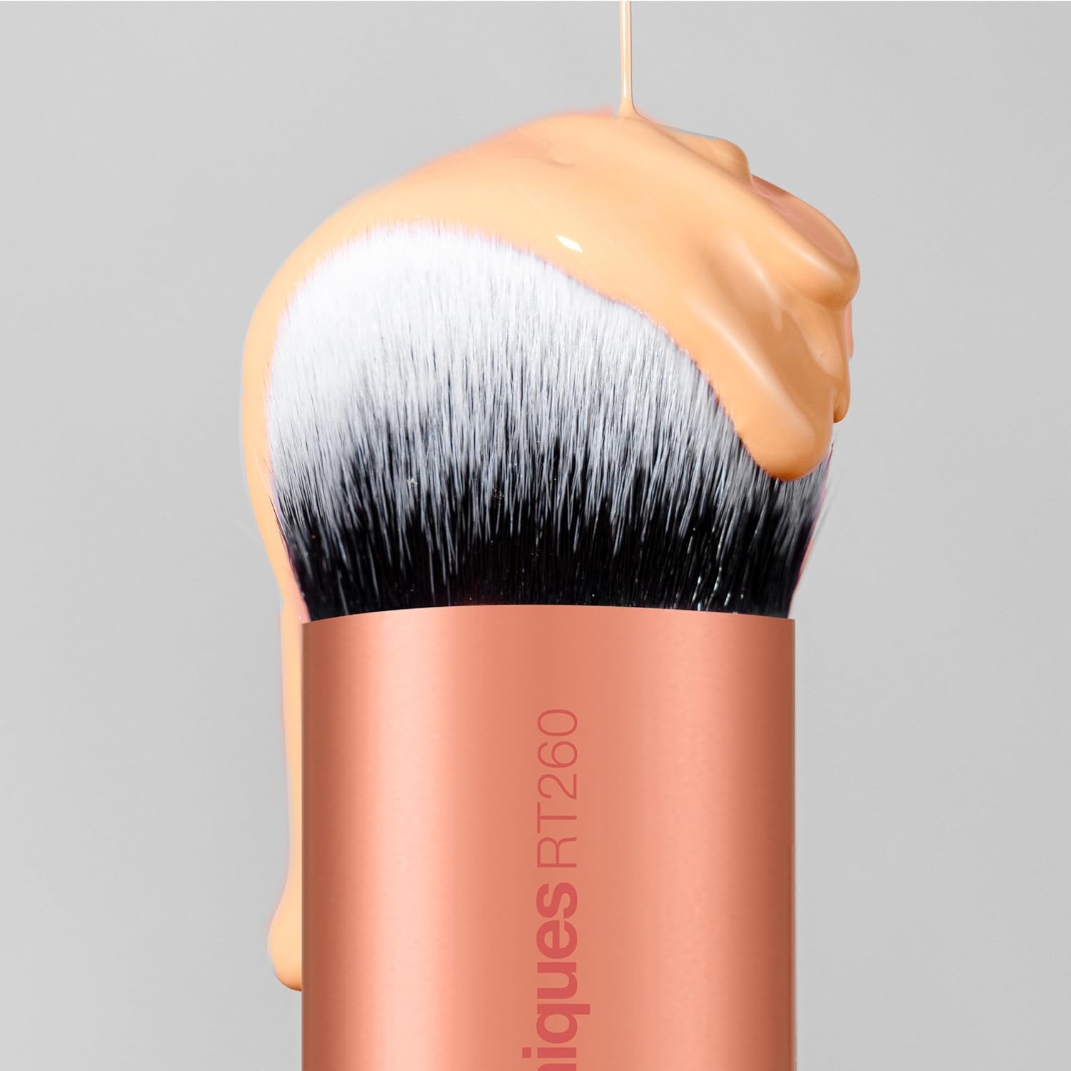 image:imageReal Techniques Full Beat Makeup Brush Set 4 Piece Brush Kit for Foundation Concealer Blush Contour Highlight amp Powder Blending Travel Set Soft UltraPlush Bristles CrueltyFreeBubble Blending Makeup Brush