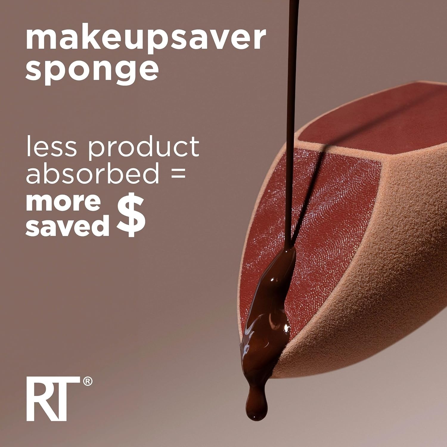 image:imageReal Techniques Makeupsaver Sponge Brush Trio Makeup Blending Sponge amp Brushes For Liquid amp Cream Foundation Natural Finish amp Reduces Makeup Waste Cruelty amp LatexFree 3 Piece Set