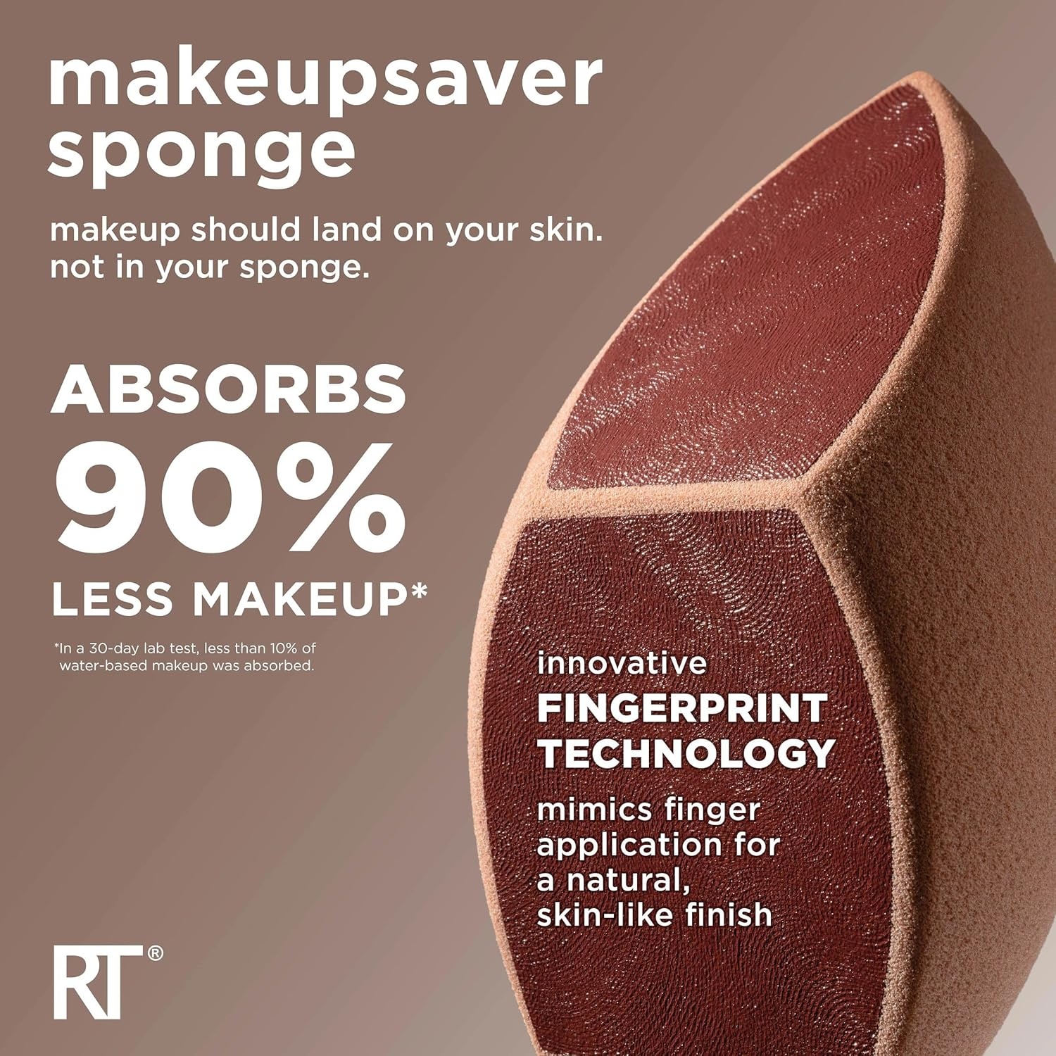 image:imageReal Techniques Makeupsaver Sponge Brush Trio Makeup Blending Sponge amp Brushes For Liquid amp Cream Foundation Natural Finish amp Reduces Makeup Waste Cruelty amp LatexFree 3 Piece Set