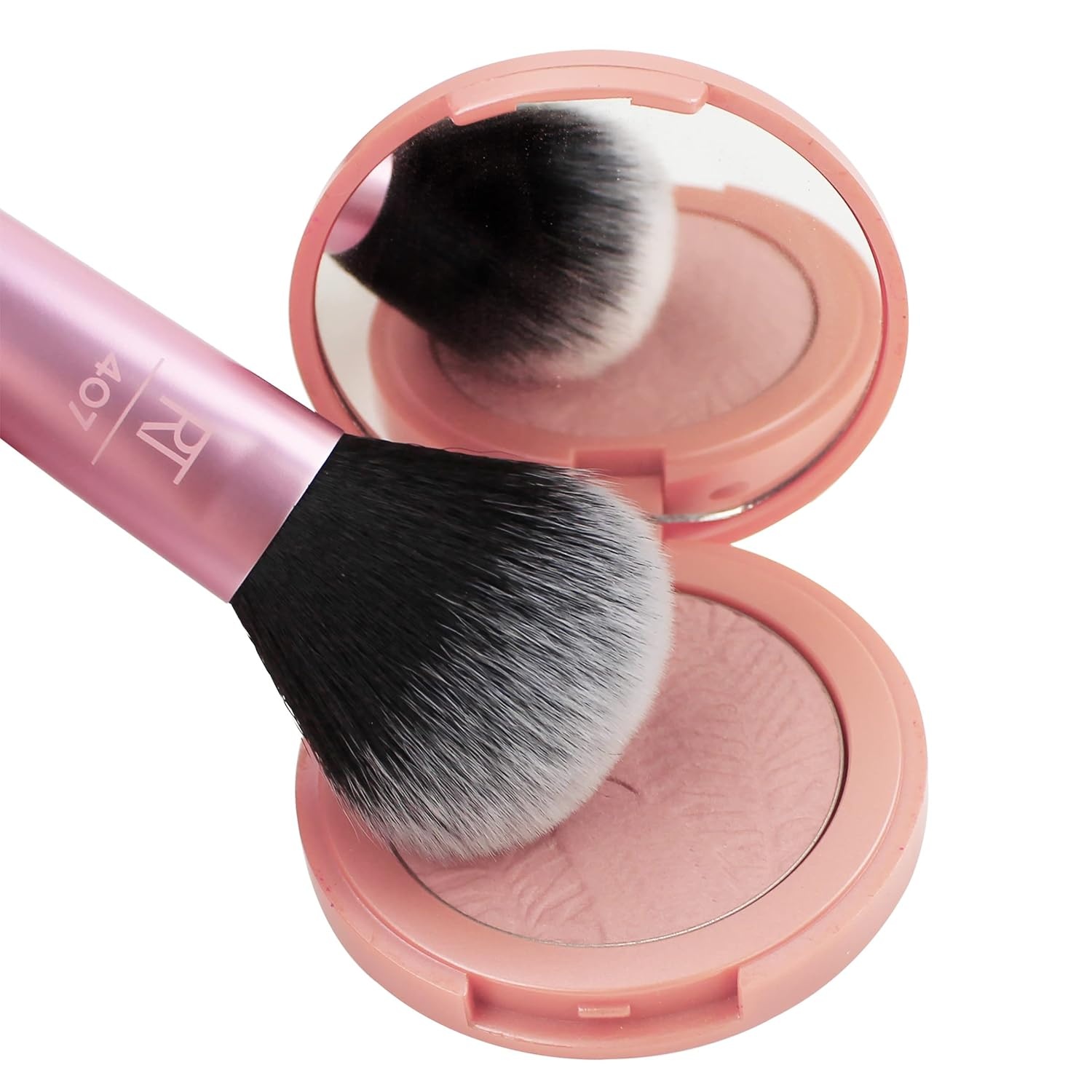 image:imageReal Techniques Mini Multitask Makeup Brush For Blush Bronzer amp Powder Face Brush with CustomCut Synthetic Bristles For Loose amp Pressed Powder Travel Sized Vegan amp CrueltyFree 1 Count1 Count Pack of 12