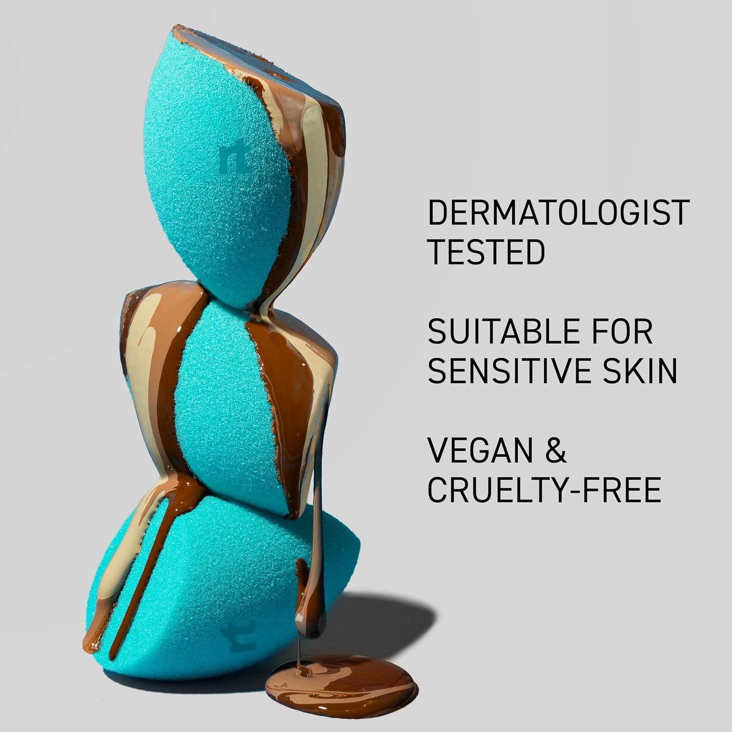 image:imageReal Techniques Miracle Airblend Sponge Matte Makeup Blending Sponge For Liquid Cream amp Powder Products Offers Medium To Full Coverage Foundation Sponge LatexFree Foam 1 Count