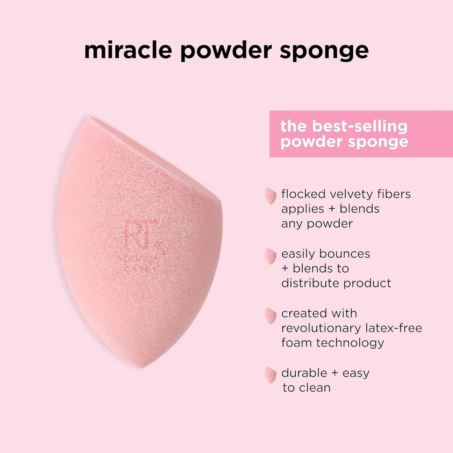 image:imageReal Techniques Miracle Complexion Sponge Concealer Sponge Duo Makeup Blending Sponges For Foundation amp Concealer Offers Light To Medium Coverage Natural Dewy Makeup LatexFree Foam 2 CountAssorted Makeup Blending Sponges 6 Pack