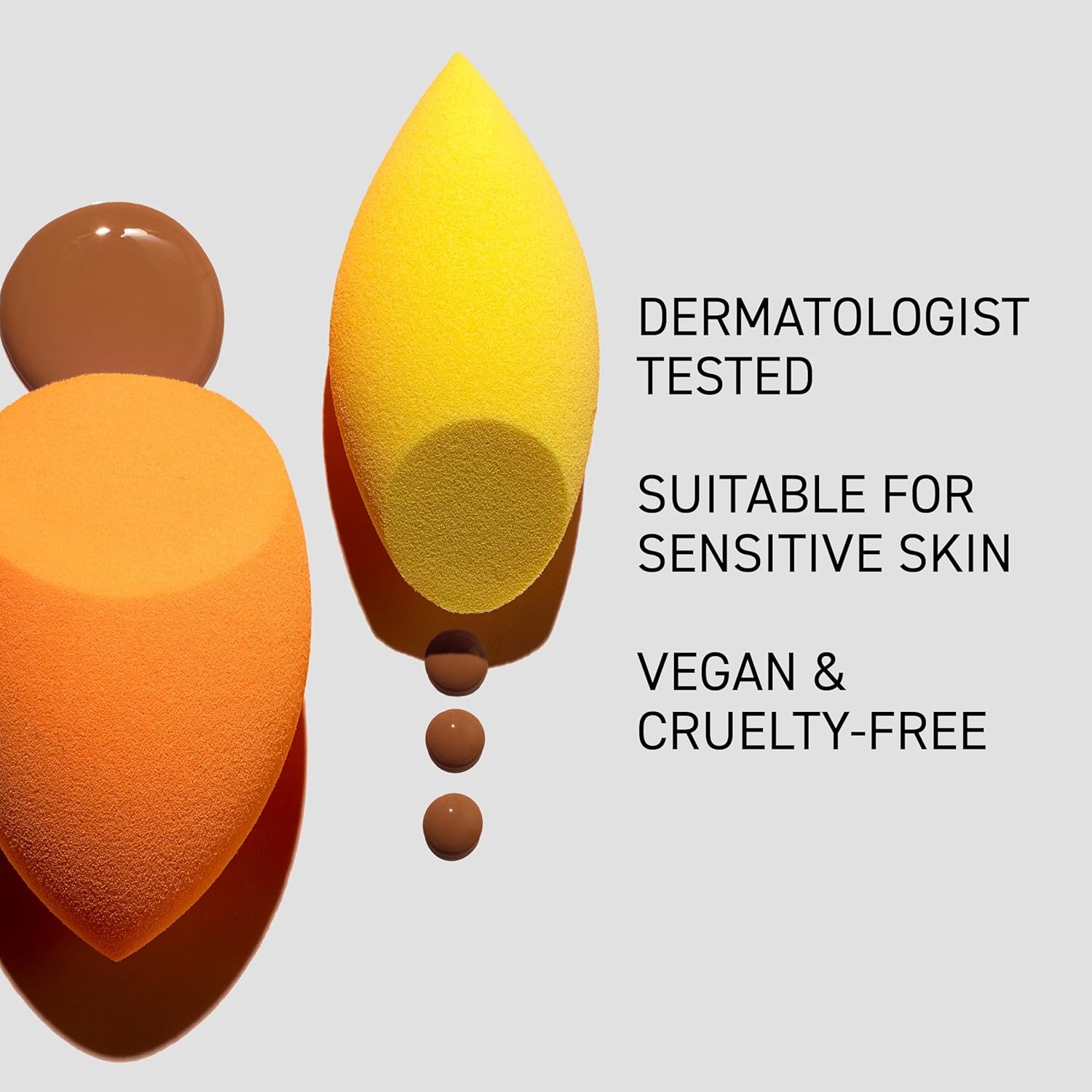 image:imageReal Techniques Miracle Complexion Sponge Concealer Sponge Duo Makeup Blending Sponges For Foundation amp Concealer Offers Light To Medium Coverage Natural Dewy Makeup LatexFree Foam 2 CountMiracle Complexion Concealer Sponge 2 Count