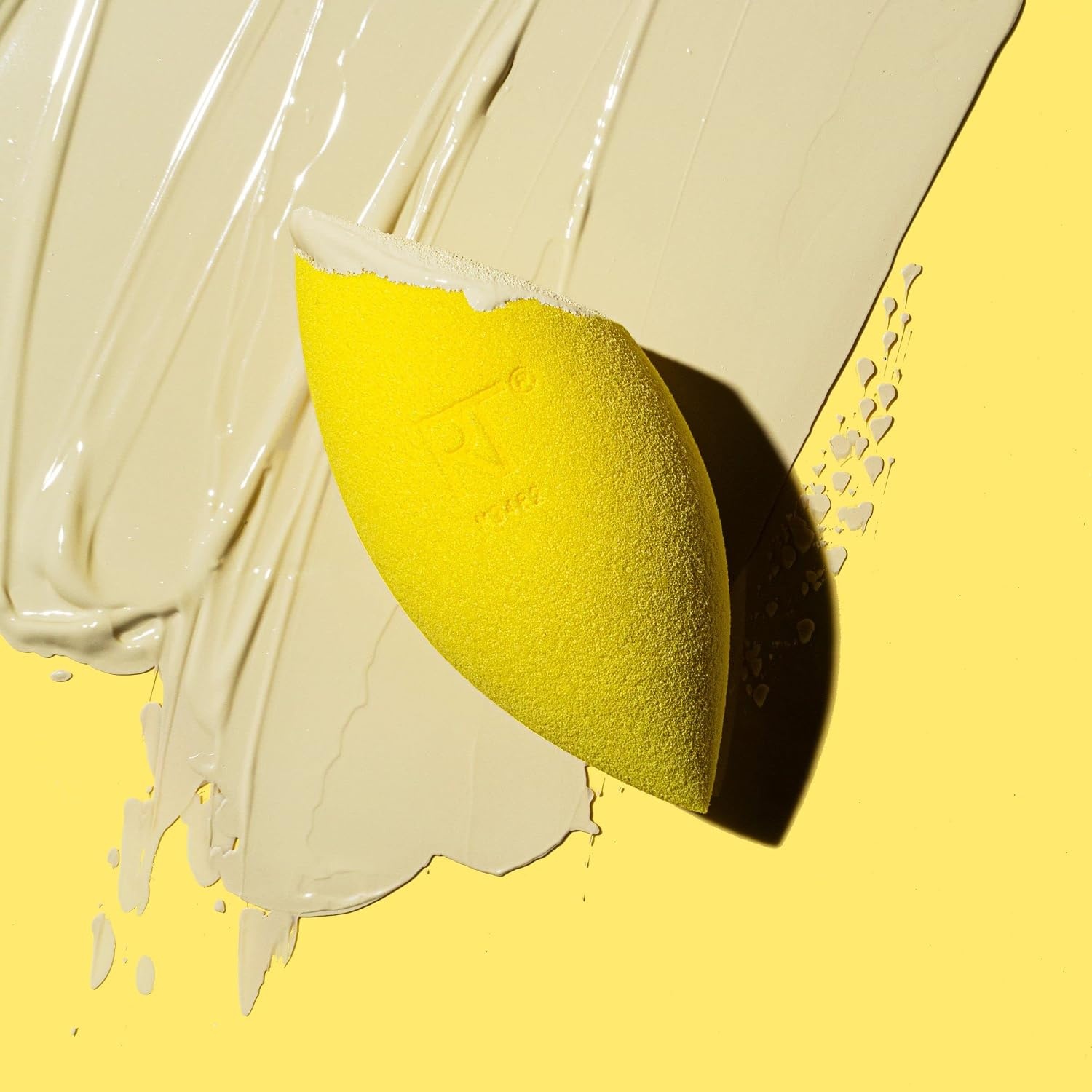 image:imageReal Techniques Miracle Concealer Sponge Makeup Blending Sponge For Liquid amp Cream Concealer Elongated Shape For Precise Application Under Eyes amp Tight Areas Yellow LatexFree Foam 1 CountAmarillo