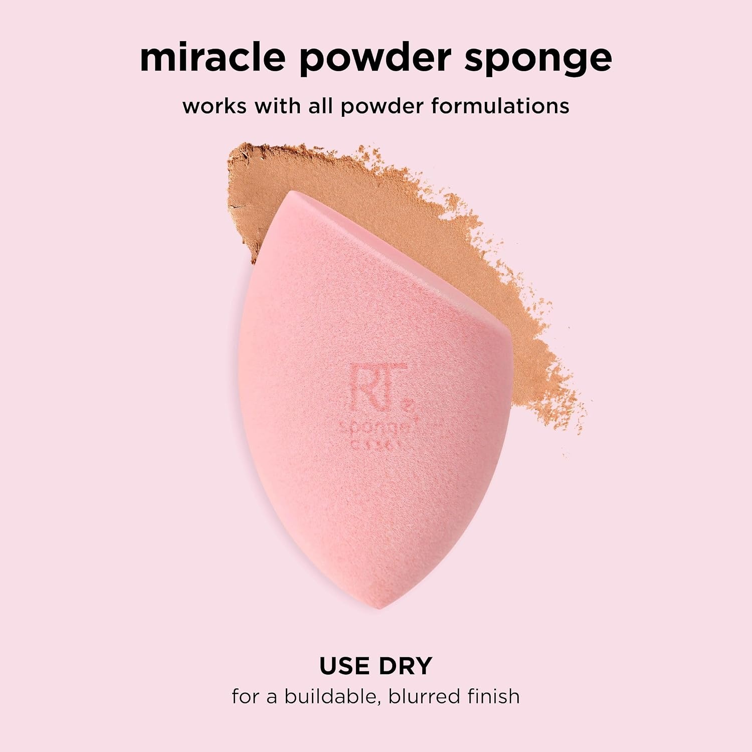 image:imageReal Techniques Miracle Concealer Sponge Makeup Blending Sponge For Liquid amp Cream Concealer Elongated Shape For Precise Application Under Eyes amp Tight Areas Yellow LatexFree Foam 1 CountPink Orange