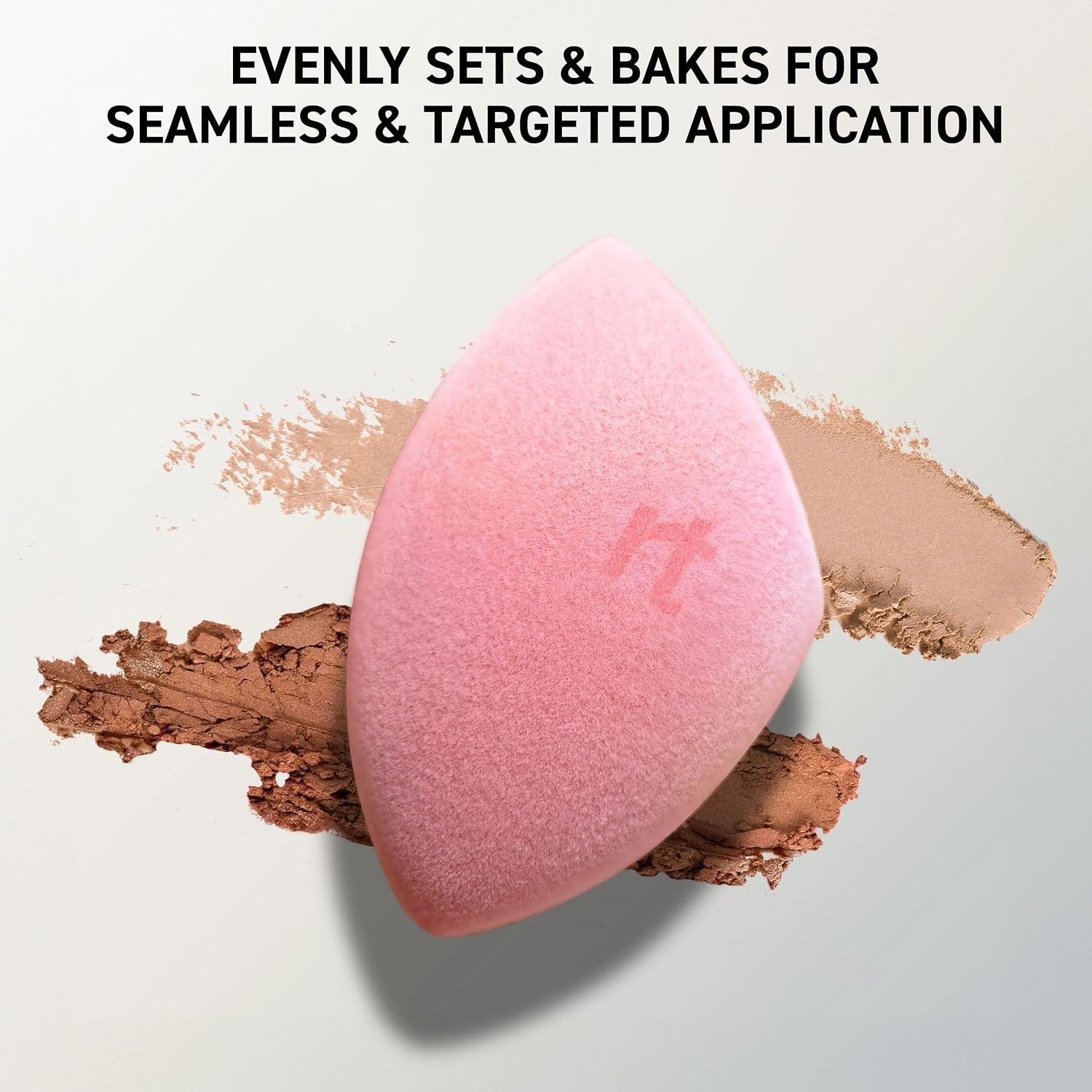 image:imageReal Techniques Miracle Powder Sponge Makeup Blending Sponge For Powder Products Set Makeup For Natural Finish amp Cloud Skin Buildable Coverage Velvet Material LatexFree Foam 1 Count2 Count Pack of 1