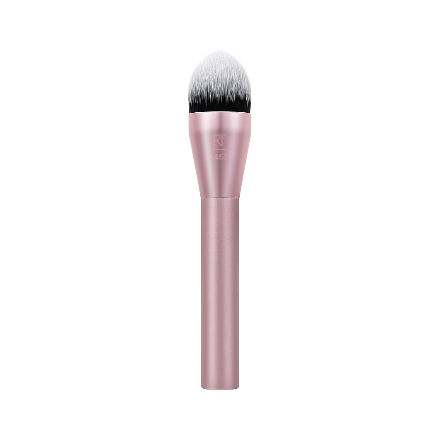 image:imageReal Techniques Power Pigment Blush Makeup Brush Cheek Brush For Liquid amp Cream Blush Dense Synthetic Bristles Unique Pointed Shape For Precise Application Vegan amp Cruelty Free 1 CountPower Pigment Brush