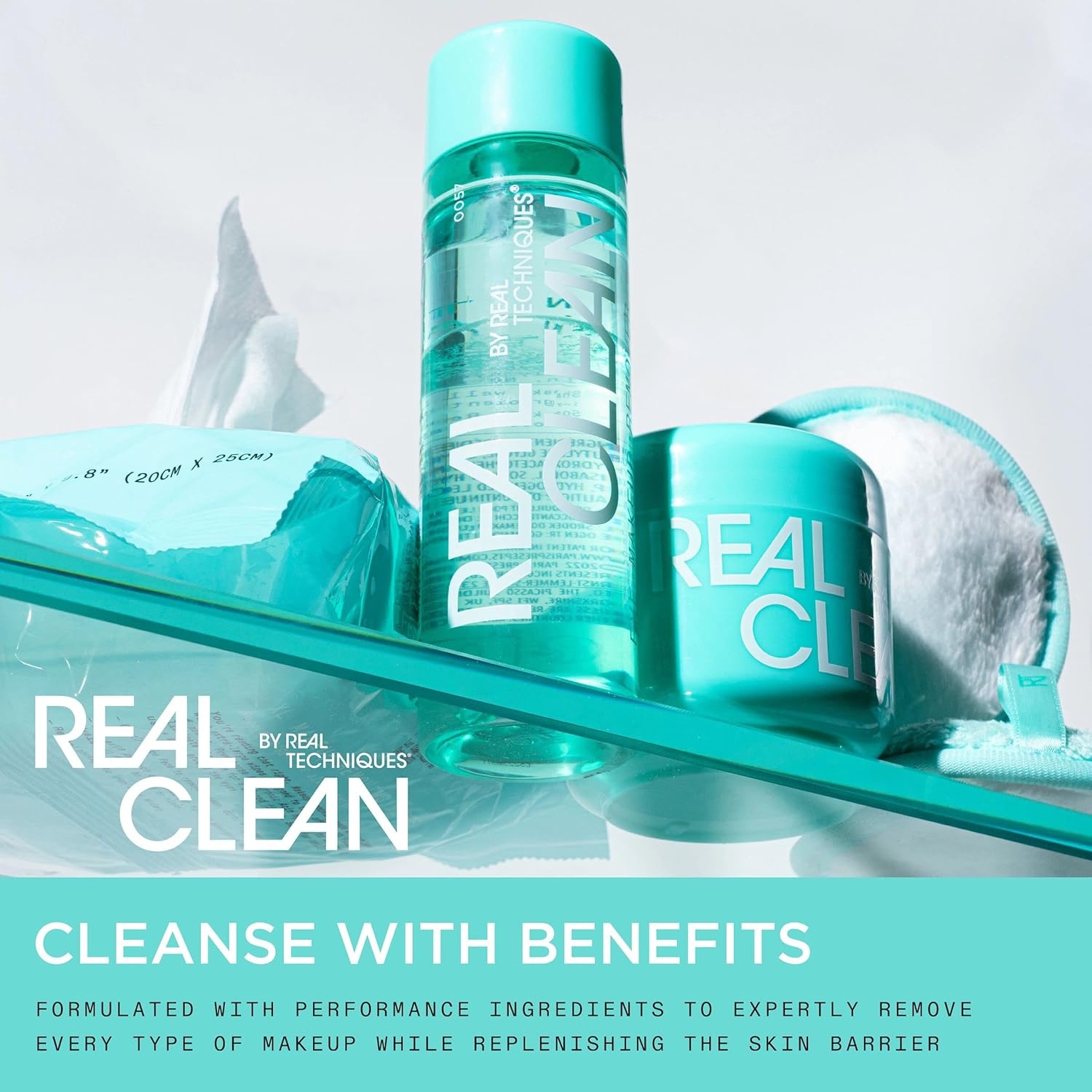 image:imageReal Techniques Real Clean Face Erase Makeup Removing Balm Hydrating Makeup Cleansing Balm Remove Stubborn Makeup Hyaluronic Acid Moisturizes amp Vitamin A Helps Exfoliate 2 fl oz Jar