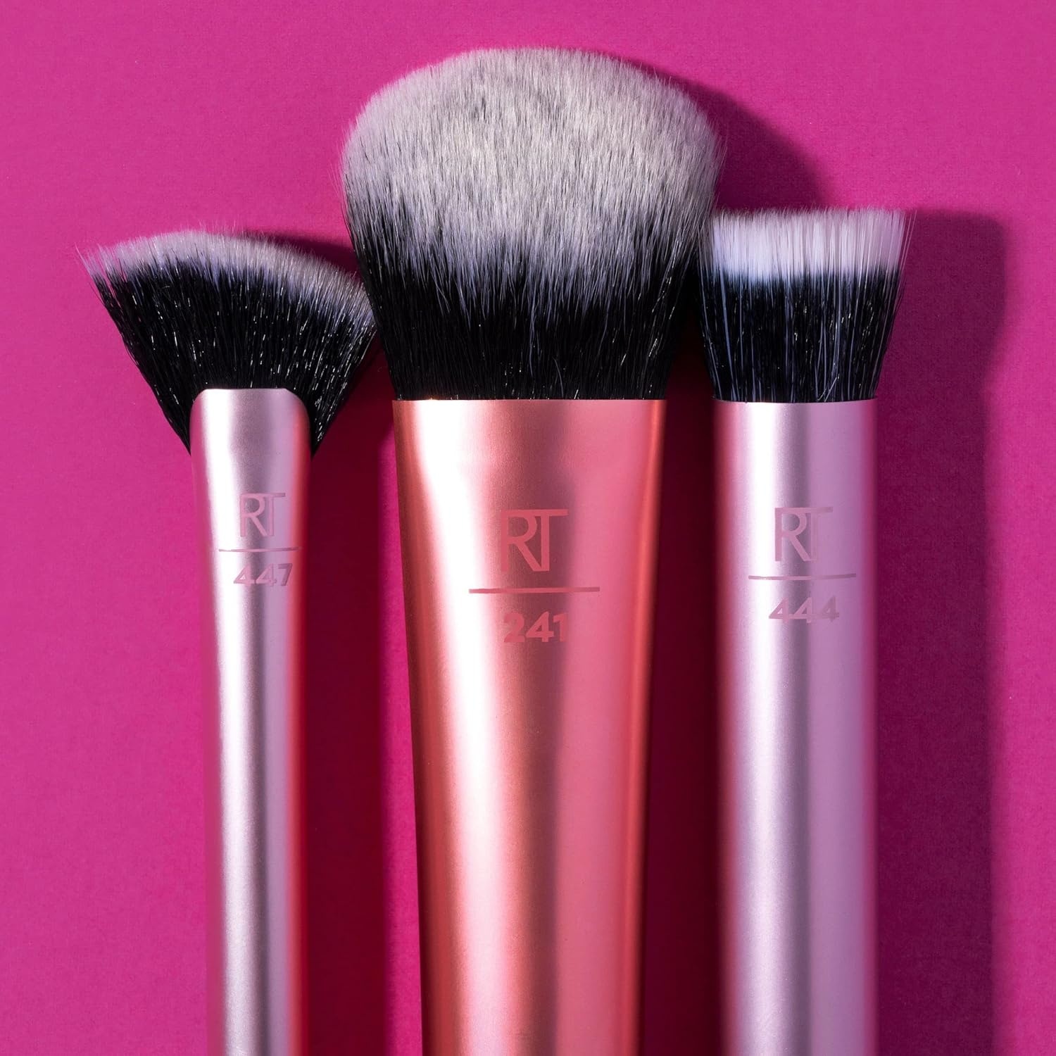 image:imageReal Techniques Seamless Complexion Makeup Brush For Foundation Primer amp Moisturizer Multipurpose Foundation Brush Or Skincare Tool StreakFree Buildable Coverage amp Natural Finish 1 Count