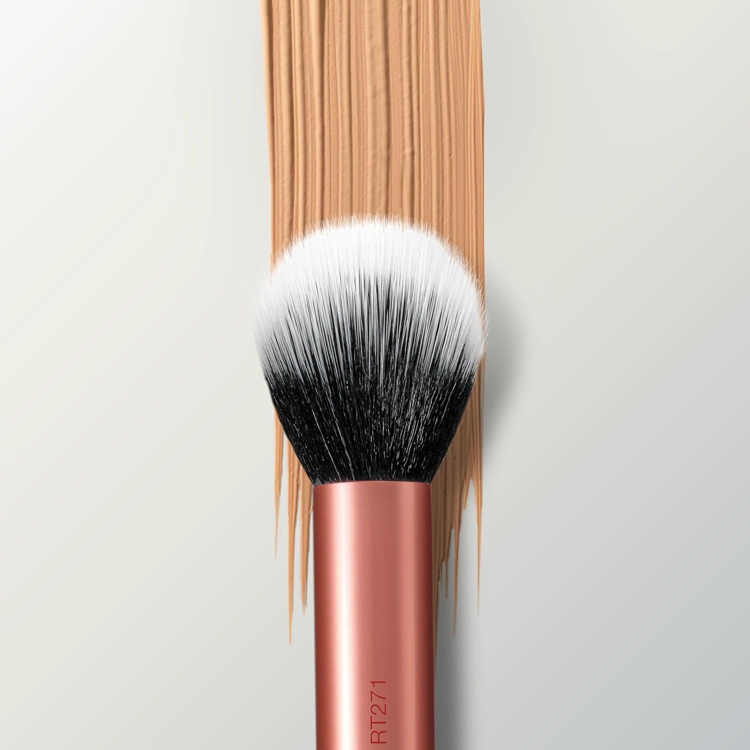 image:imageReal Techniques Skin Tint Base Brush Liquid Foundation Makeup Brush for Skin Tint amp Tinted Moisturizer StreakFree Blending UltraPlush Bristles CrueltyFree 1 Count