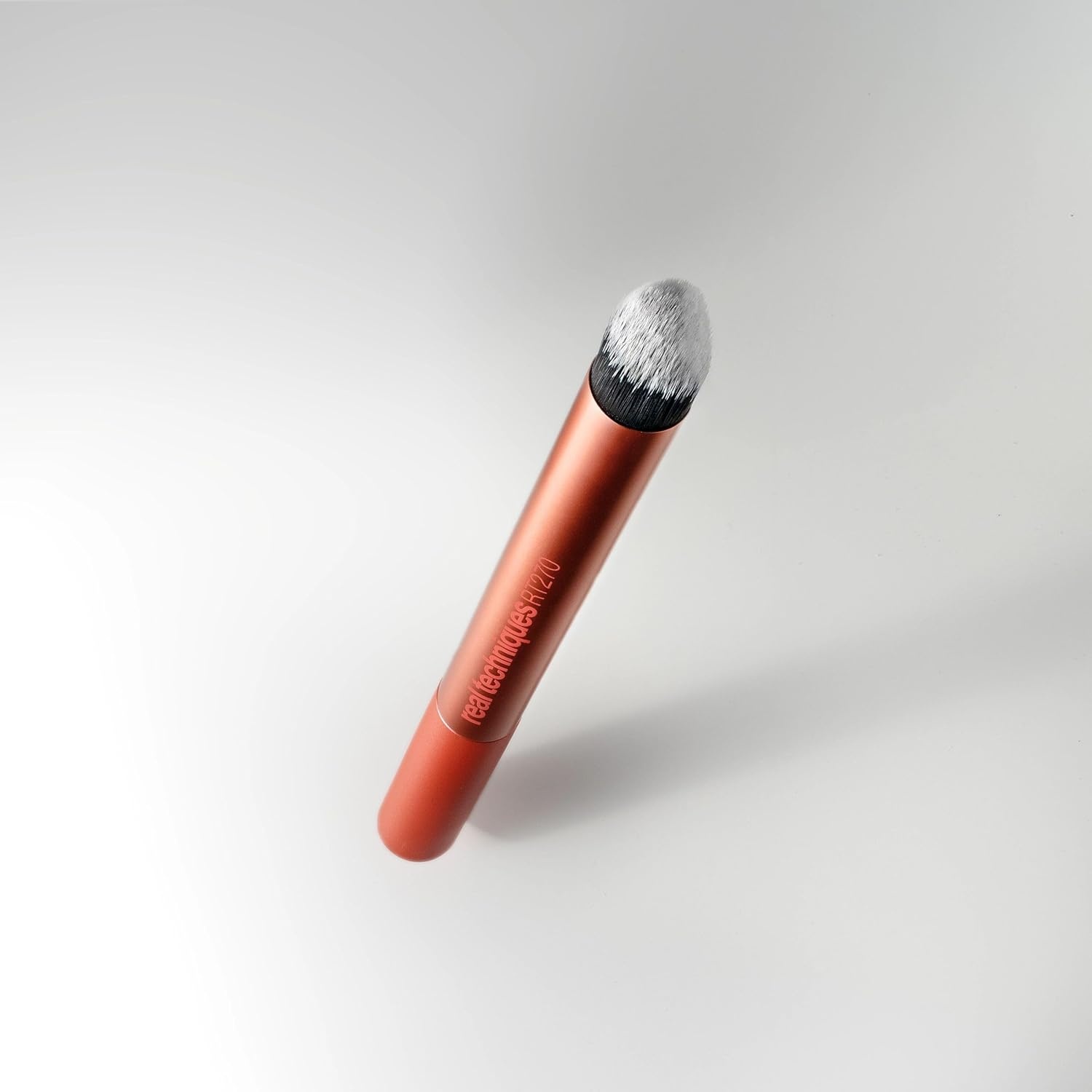 image:imageReal Techniques Spot Concealer Brush Precision Makeup Brush for Targeted Coverage of Blemishes Redness amp Detail Areas For Liquid amp Cream Concealer UltraPlush Bristles CrueltyFree 1 Count