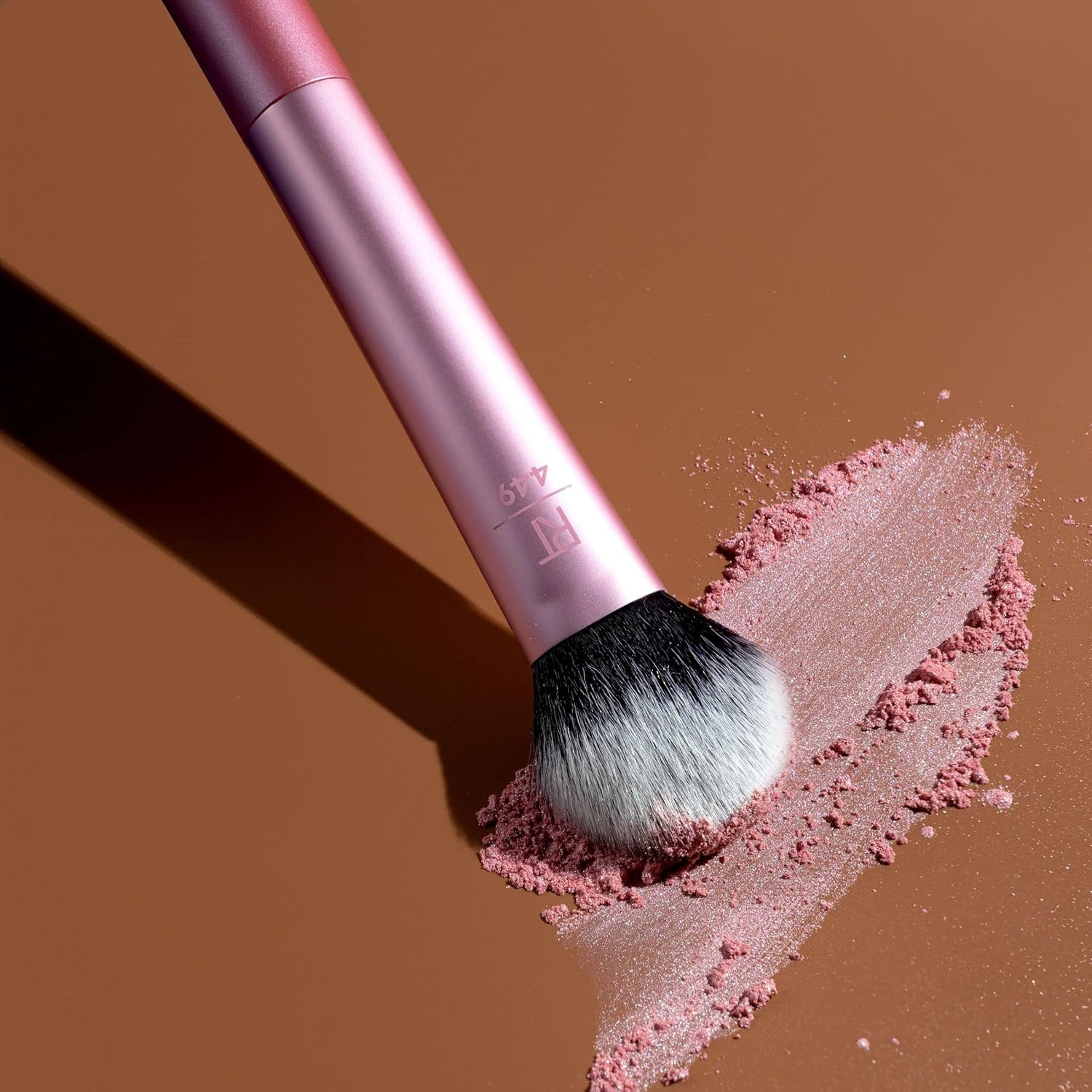 image:imageReal Techniques Tapered Cheek Brush RT 449 Fluffy Blending Brush for Powder Blush amp Highlighter UltraPlush Synthetic Bristles Vegan amp CrueltyFree Makeup Brush 1 CountTapered Cheek Brush
