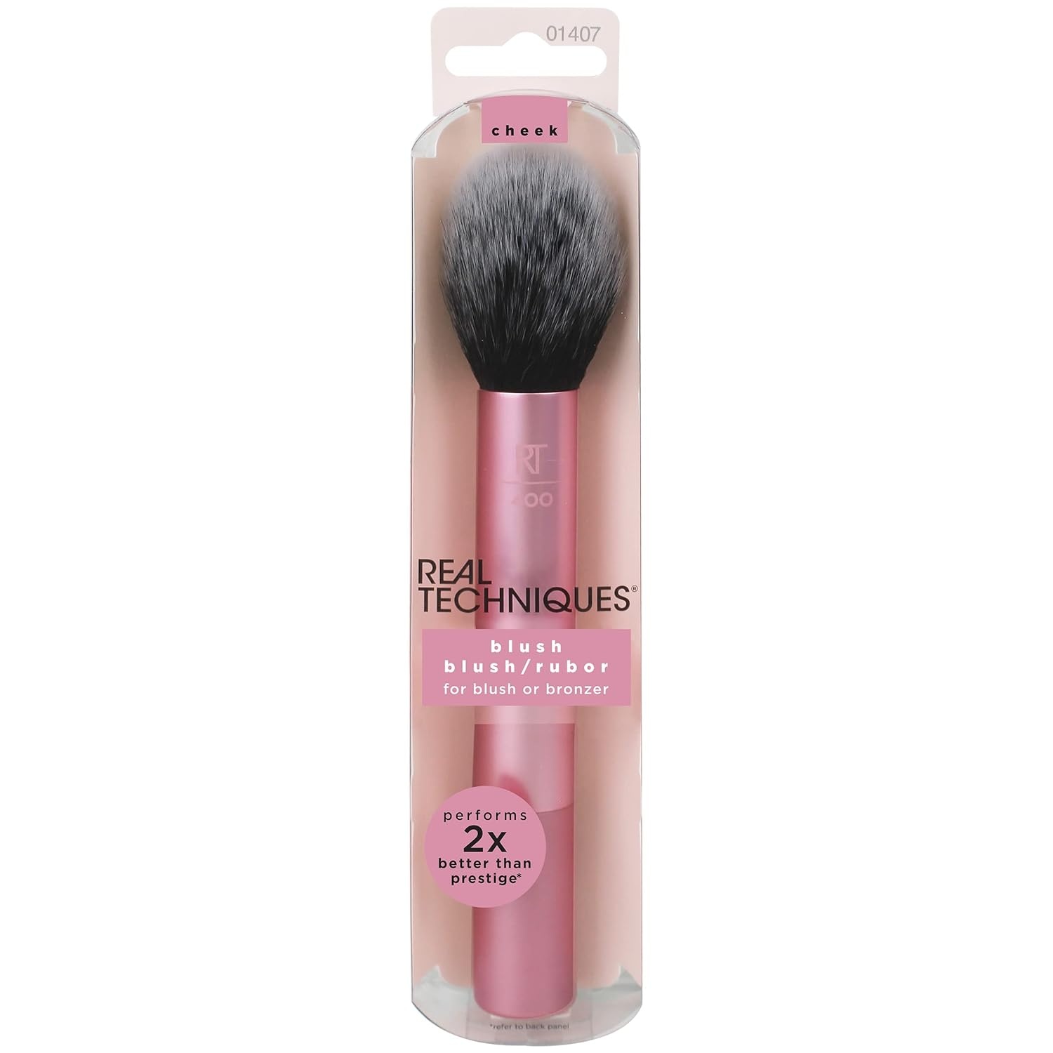 image:imageReal Techniques Tapered Cheek Brush RT 449 Fluffy Blending Brush for Powder Blush amp Highlighter UltraPlush Synthetic Bristles Vegan amp CrueltyFree Makeup Brush 1 CountUltra Plush Blush Brush