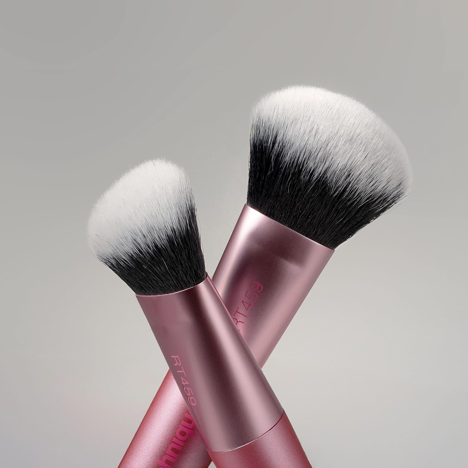 image:imageReal Techniques Ultimate Multi Tasker Brush DualEnded Makeup Brush for Foundation Blush Bronzer amp Powder Precision Sculpting amp Blending UltraPlush Bristles CrueltyFree 1 Count