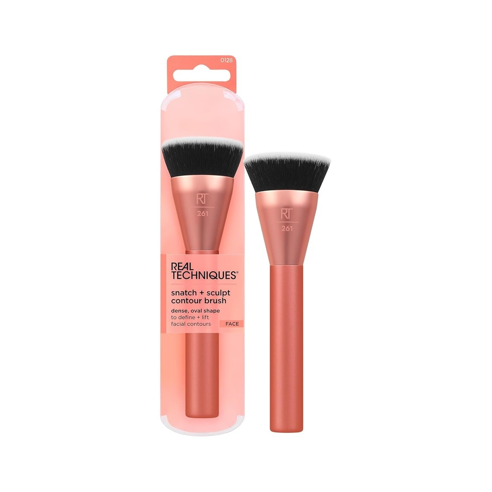 image:imageReal Techniques Cheek Hugging Contour Brush Angled Makeup Brush for Cream Contour Liquid Bronzer amp Sculpting Precision Face Shaping UltraPlush Bristles CrueltyFree 1 CountSnatch Sculpt Brush