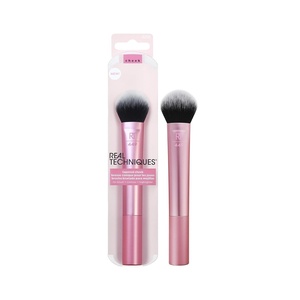 Real Techniques Tapered Cheek Brush, RT 449 Fluffy Blending Brush for Powder Blush & Highlighter, UltraPlush Synthetic Bristles, Vegan & Cruelty-Free Makeup Brush, 1 Count(Tapered Cheek Brush)