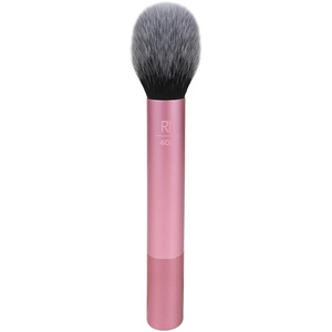 Real Techniques Tapered Cheek Brush, RT 449 Fluffy Blending Brush for Powder Blush & Highlighter, UltraPlush Synthetic Bristles, Vegan & Cruelty-Free Makeup Brush, 1 Count(Ultra Plush Blush Brush)